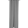 Rideau occultant porte gris clair 135x240cm < Gifi Discount