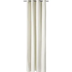 Rideau à oeillets bouclette polyester blanc 140x240cm < Gifi Clearance
