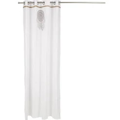 Rideau à oeillets écru frise imitation dentelle 140x240cm - Orylia < Gifi Sale