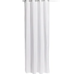 Rideau à oeillets effet lin blanc 140x240cm < Gifi Discount