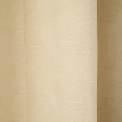 Rideau à oeillets embossé polyester uni 140x240cm (3 modèles)