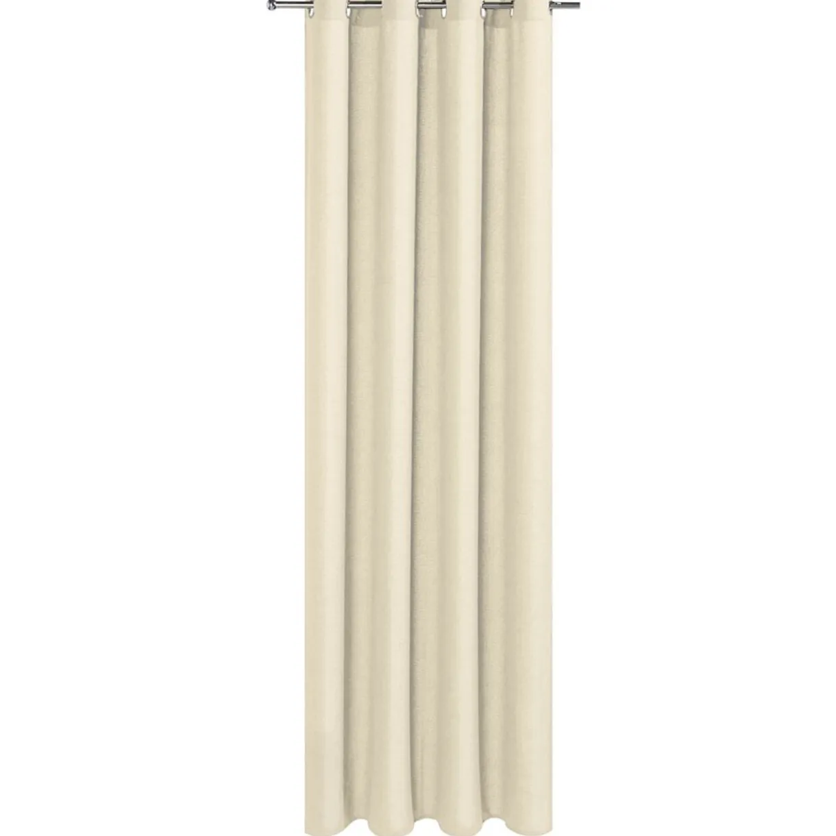 Rideau à oeillets uni beige 140x240cm < Gifi Outlet