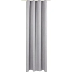 Rideau à oeillets 140x240cm polyester beige ou marron < Gifi Best
