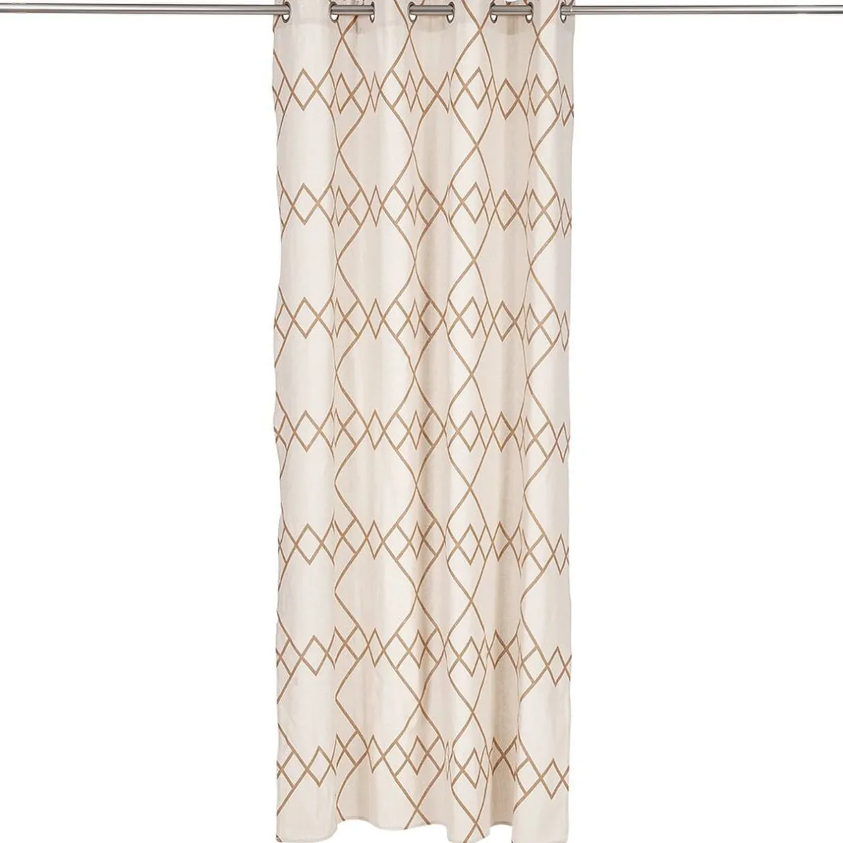 Rideau polycoton 140x240cm berbère beige < Gifi Sale