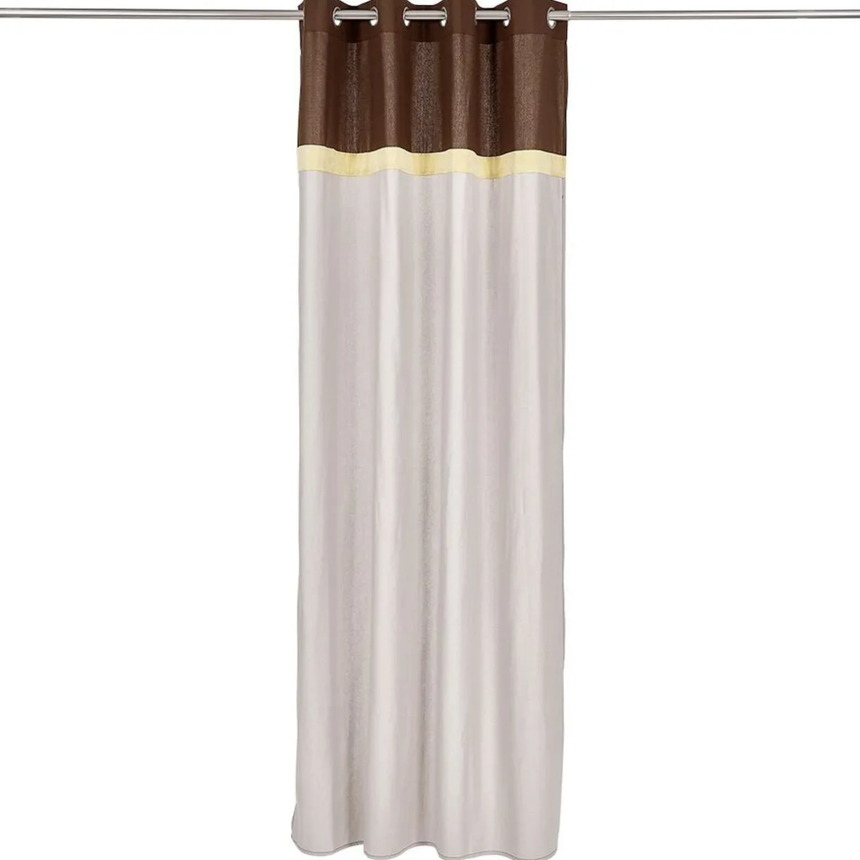 Rideau polycoton 140x240cm bicolore < Gifi Hot