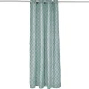 Rideau polycoton 140x240cm feuillage vert