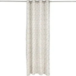 Rideau polycoton 140x240cm imprimé fleurs
