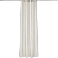 Rideau polyester chiné 140x260cm taupe