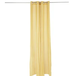 Rideau polyester et lin 140x240cm ocre