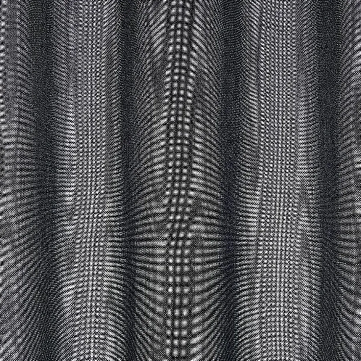 Rideau polyester 140x240cm chiné noir < Gifi New