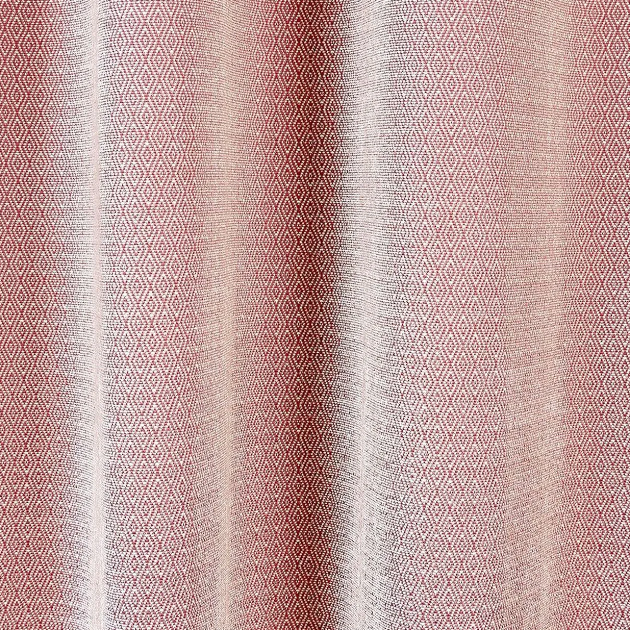 Rideau polyester 140x240cm effet jacquard orange