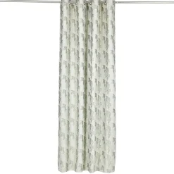 Rideau polyester 140x240cm jacquard feuilles < Gifi Sale