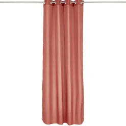 Rideau polyester 140x240cm terracotta