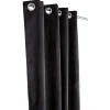 Rideau thermique polaire à oeillets uni noir 140x260cm < Gifi Hot