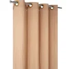 Rideau uni touché peau de pêche avec anneaux 140x240cm (3 modèles) < Gifi Sale
