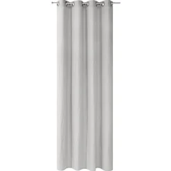 Rideau uni touché peau de pêche avec anneaux 140x240cm (3 modèles) < Gifi Sale
