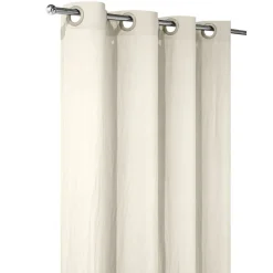 Rideau uni touché peau de pêche avec anneaux 140x240cm (3 modèles) < Gifi Sale