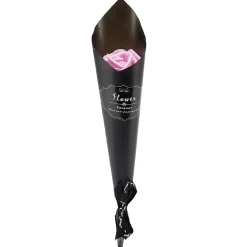 Rose éternelle avec tige verte 5x5xH28cm (3 modèles) < Gifi Best