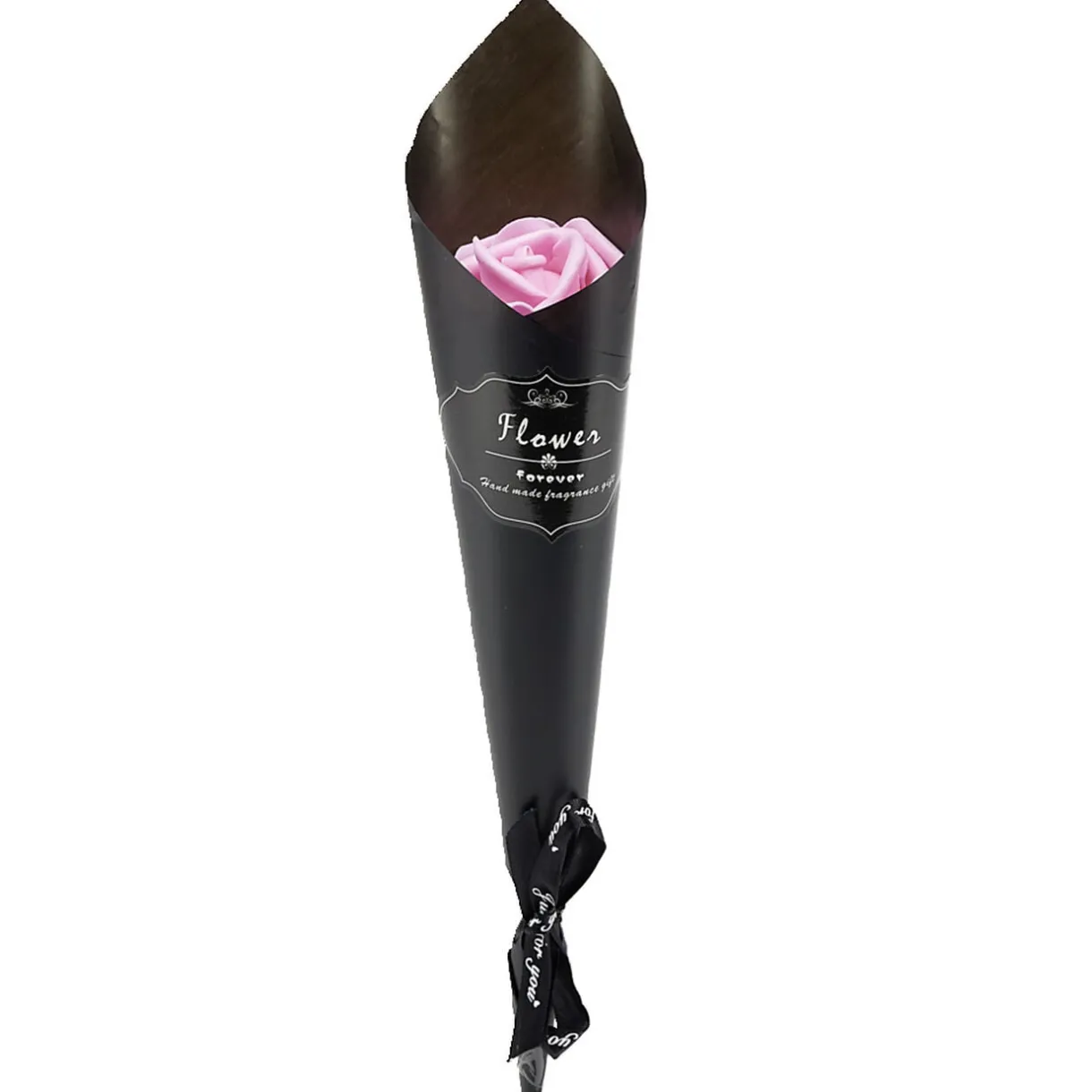 Rose éternelle avec tige verte 5x5xH28cm (3 modèles) < Gifi Best
