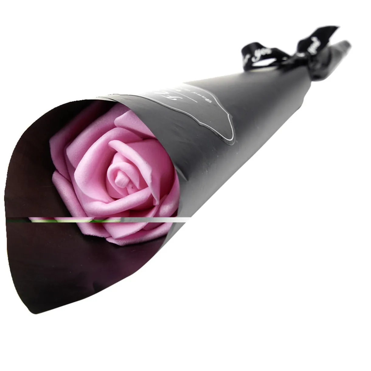 Rose éternelle avec tige verte 5x5xH28cm (3 modèles) < Gifi Best