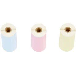 Rouleau autocollant coloré x 3 pour imprimante Printick < Gifi Outlet