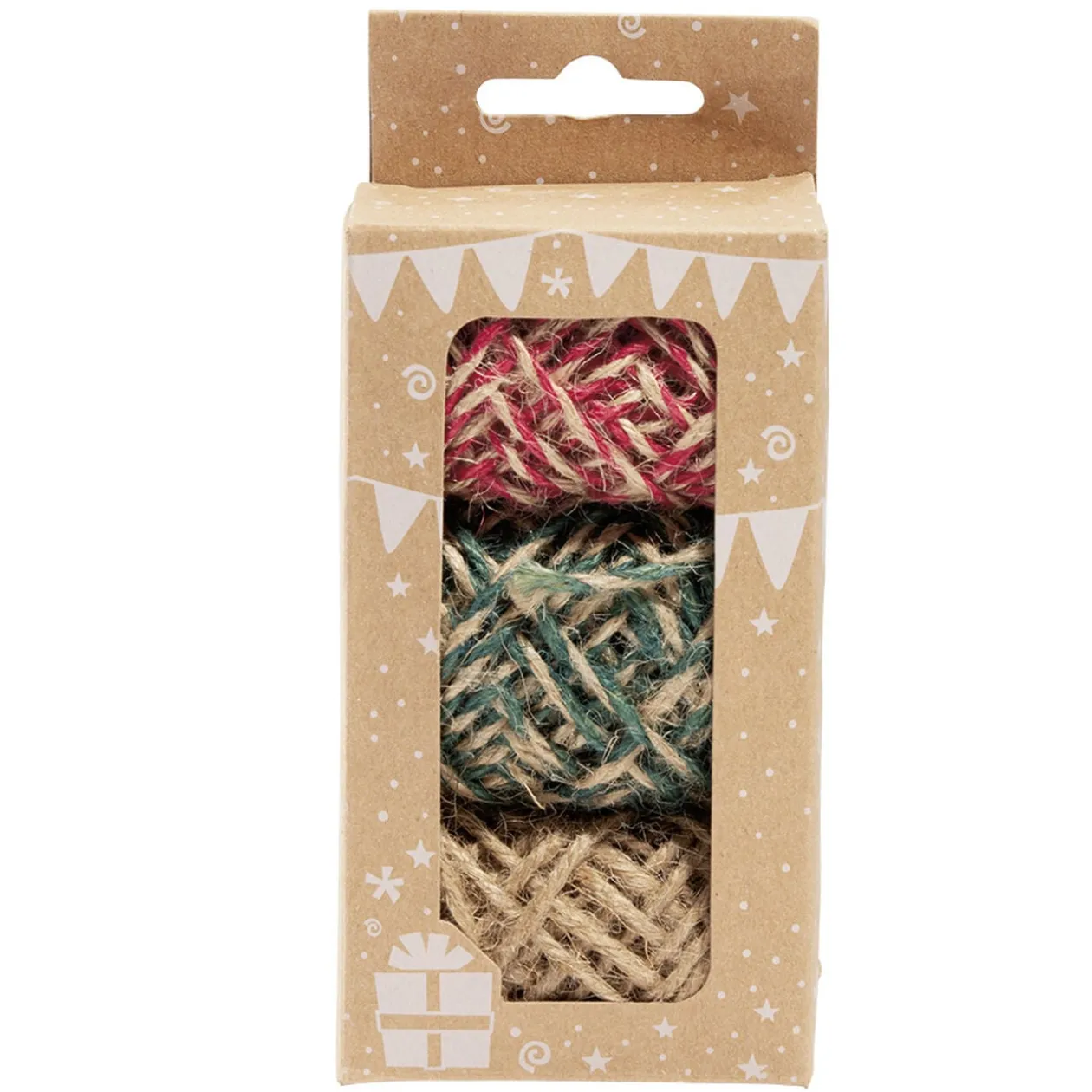 Rouleau corde jute emballage cadeau 10m x3