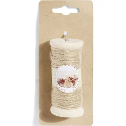 Rouleau fil de jute marron 15m