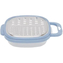 Râpe inox avec récipient en plastique < Gifi Best