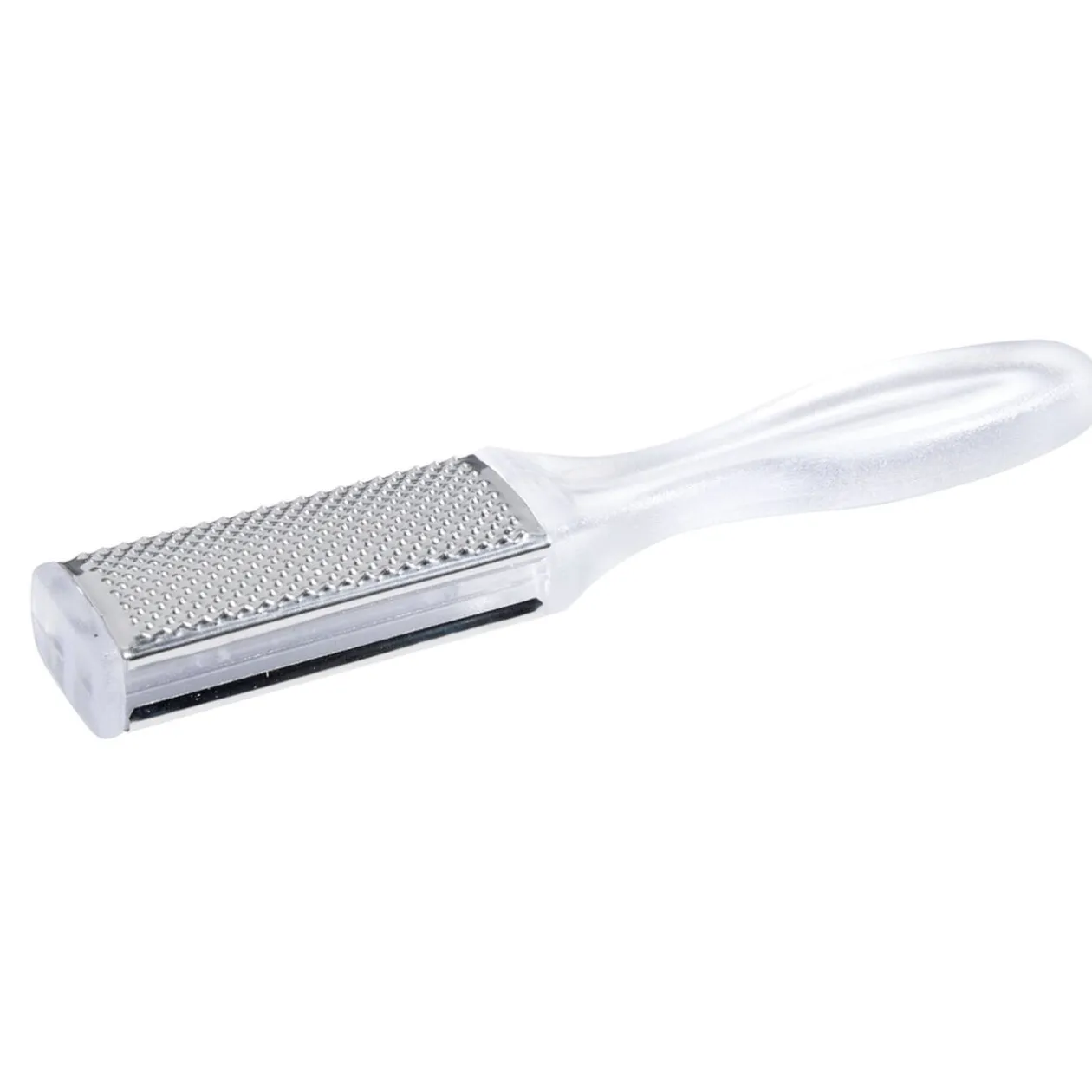 Râpe à pied manche transparent L16cm