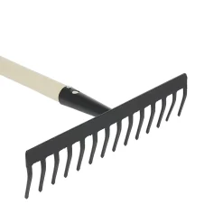 Râteau 14 dents métal manche en bois < Gifi Online
