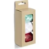 Ruban bolduc argenté blanc bleu 10m x3