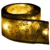 Ruban lumineux 50 LED tissu motif Noël 5m (2 modèles)