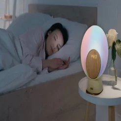 Réveil lune avec chargeur induction