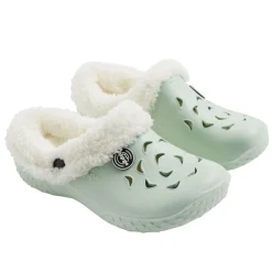 Sabots Hipps enfant fourrés bleu azur 30/31