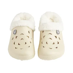 Sabots Hipps femme fourrés blanc crème 38/39