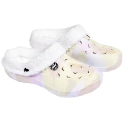 Sabots Hipps fourré imprimé multicolore pour femme 38/39 < Gifi Discount