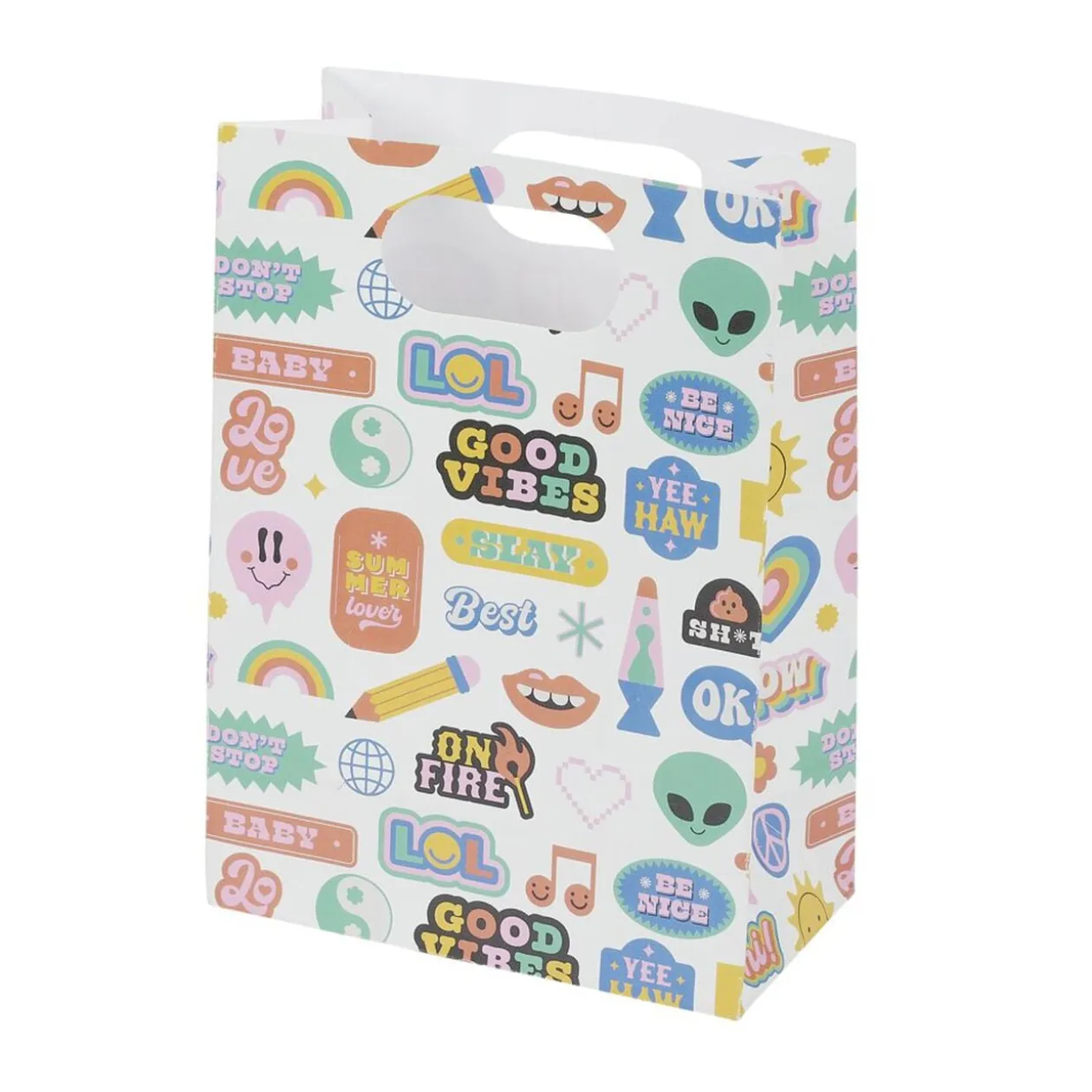 Sac à bonbons pochette thème candy x8