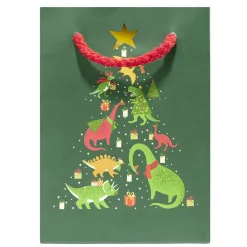Sac cadeau Noël enfant licorne ou dinosaure 11xH15cm (2 modèles) < Gifi Online