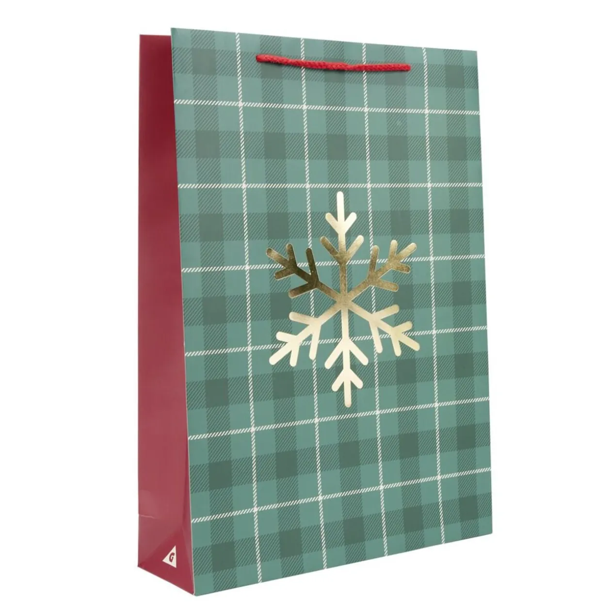 Sac cadeau Noël thème fantasia 33x10xH46cm (2 modèles)