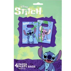 Sac cadeau papier x4 Stitch 17,5xH28,5cm
