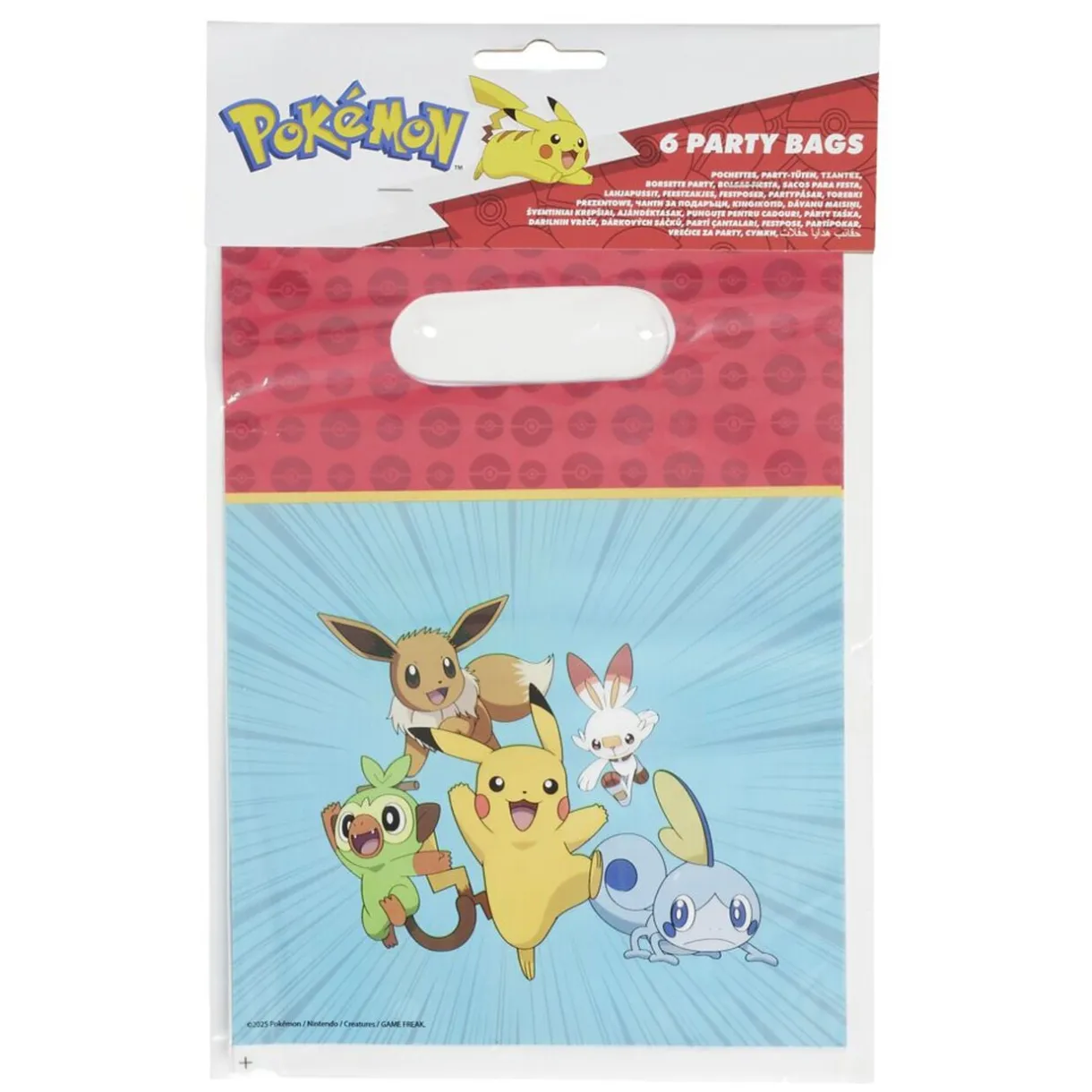 Sac cadeau x4 Pokémon en papier 17xH25cm < Gifi Best