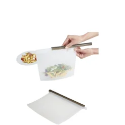 Sac de conservation alimentaire x2 silicone réutilisable 1,5L < Gifi Hot