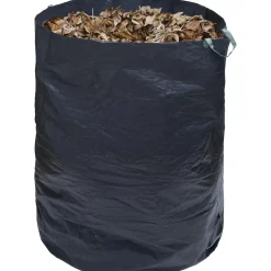 Sac de jardin 400L plastique vert avec poignées < Gifi Discount
