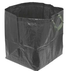 Sac de jardin 80L plastique vert 43x39xH48 cm