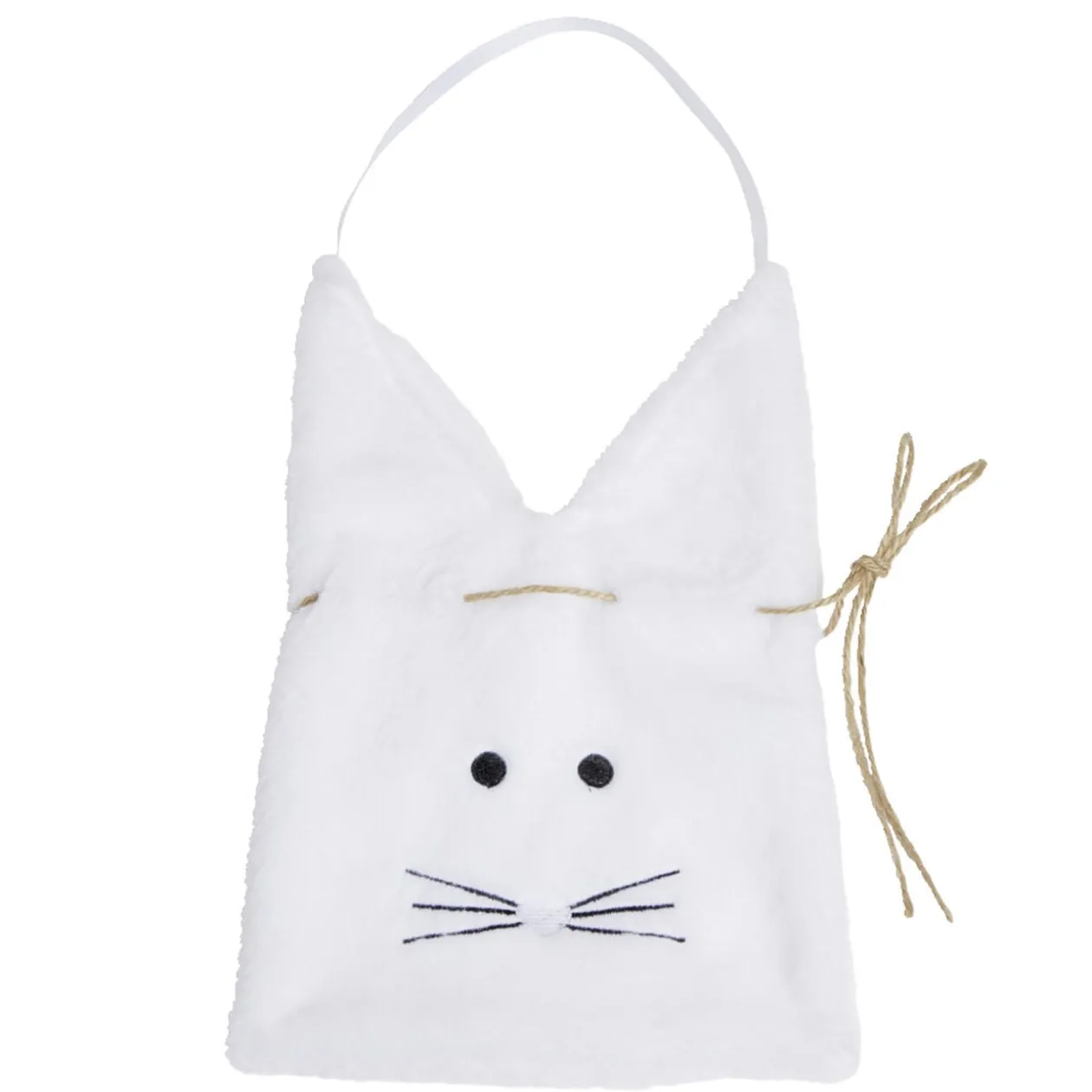 Sac de Pâques cabas peluche lapin
