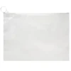 Sac de rangement waterproof x5 plastique zippé blanc transparent 18x25cm