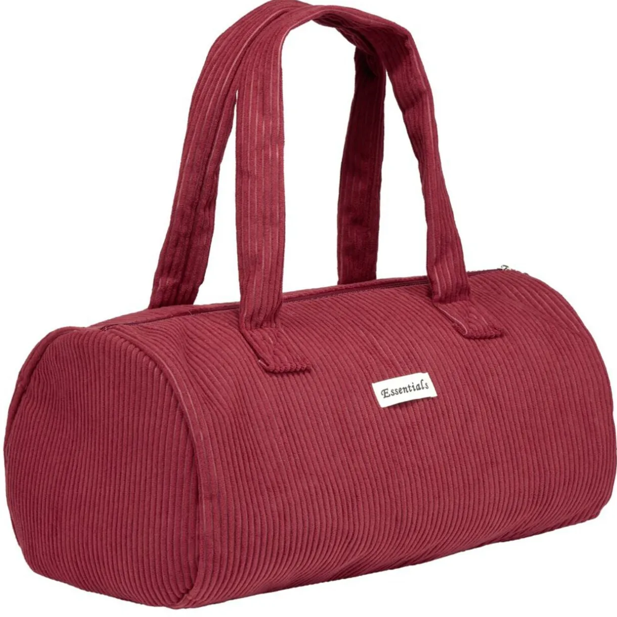 Sac de voyage polochon textile bordeaux 42x22xH20cm < Gifi New