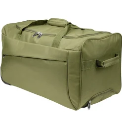 Sac de voyage trolley 60L avec 2 roues 60x31xH33cm (2 modèles vert kaki ou noir)