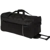 Sac de voyage trolley noir à roulettes