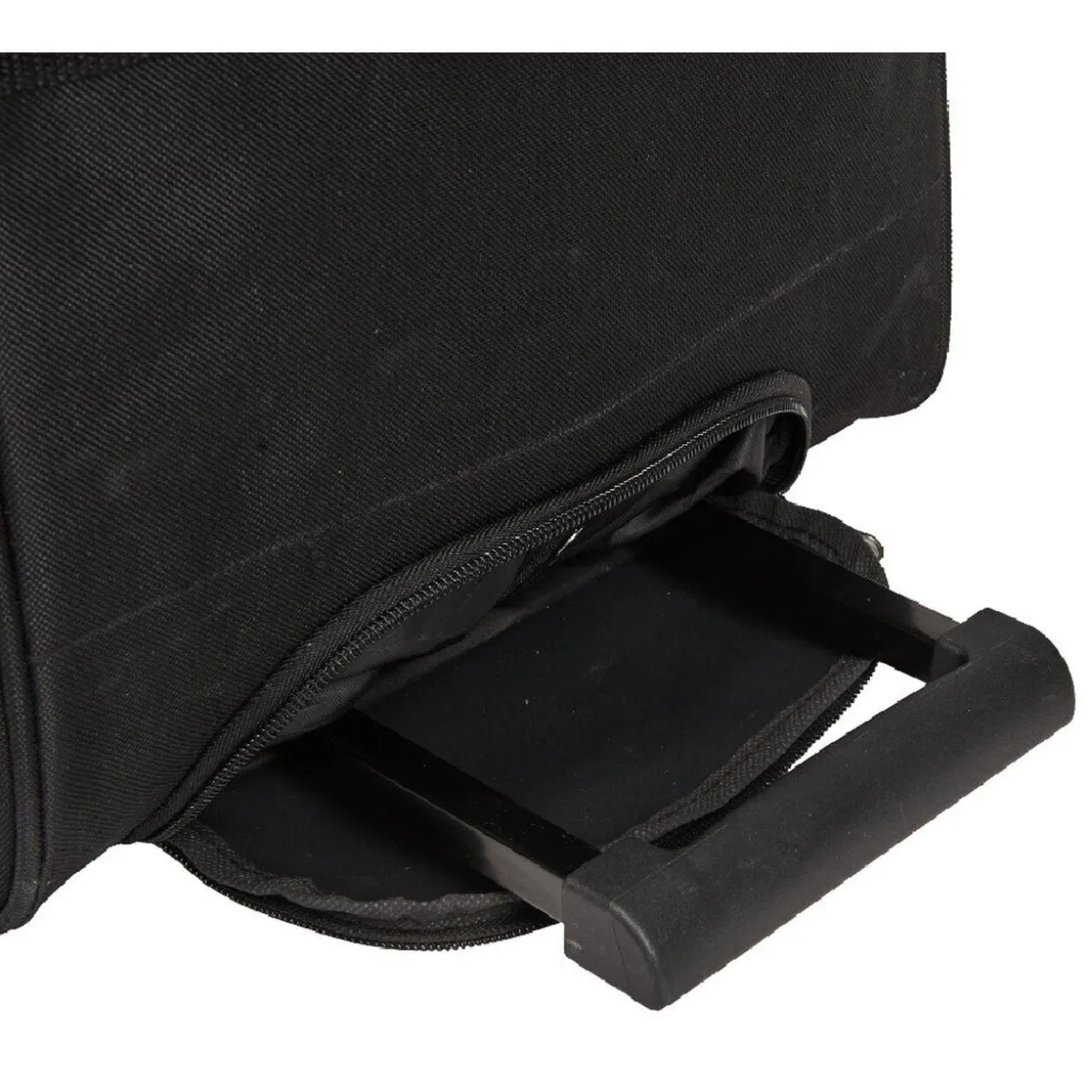 Sac de voyage trolley noir à roulettes